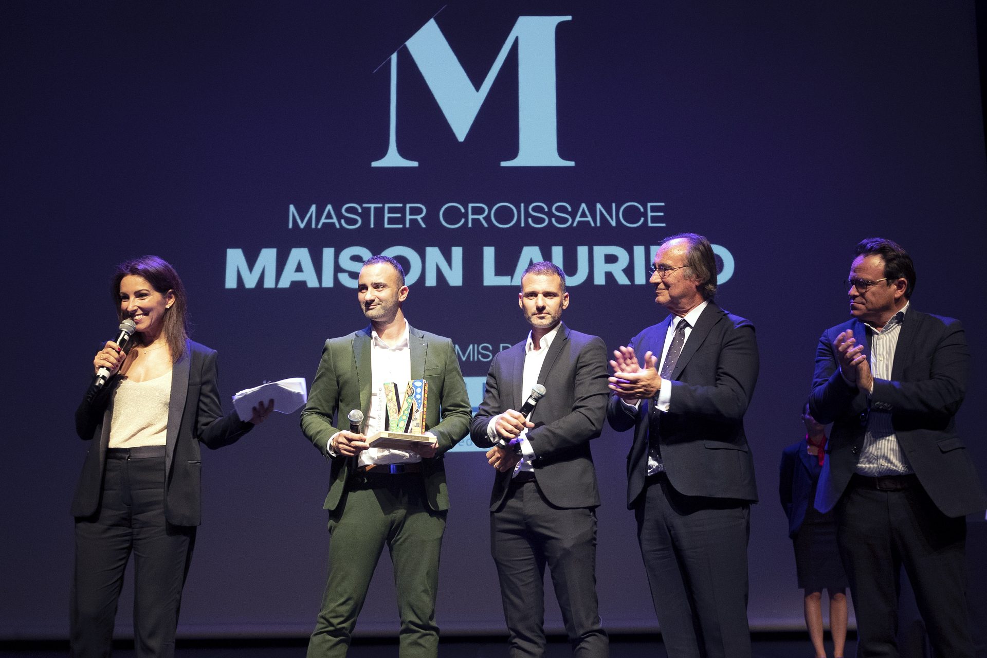 Remise des prix Master de la Lettre M Blue Invest